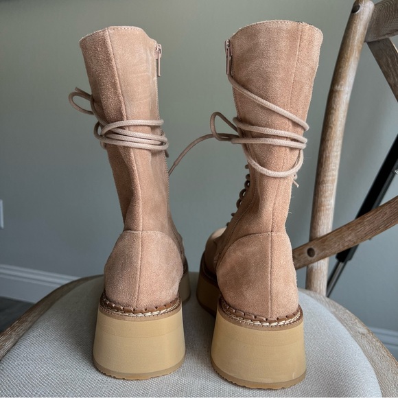 Anthropologie Paloma Barcelo Dorotea Lace-Up Platform Boots - Picture 5 of 10